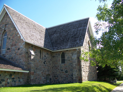 stone work church