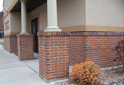 brick facade